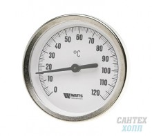 Watts Термометр биметаллический с погружной гильзой F+R801(TSD) 100/50
