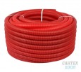 STOUT Труба гофрированная ПНД, цвет красный, наружным диаметром 32 мм для труб диаметром 25 мм