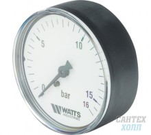 Watts F+R100(MDA) 63/16 Манометр аксиальный нр 1/4"х 16 бар (63мм)