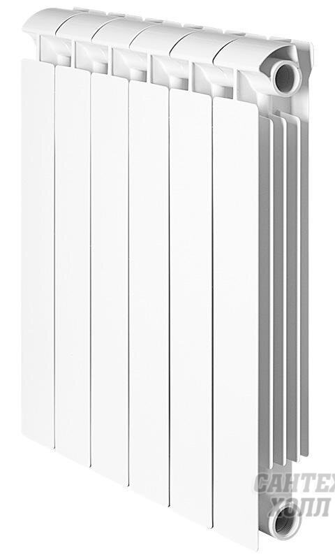 Global STYLE PLUS 500 9 секций радиатор биметаллический боковое подключение (белый RAL 9010)